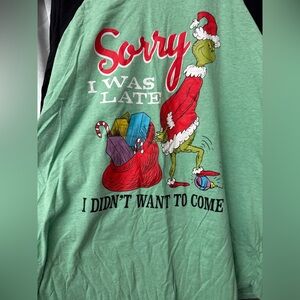 Grinch Plus size long sleeve shirt
